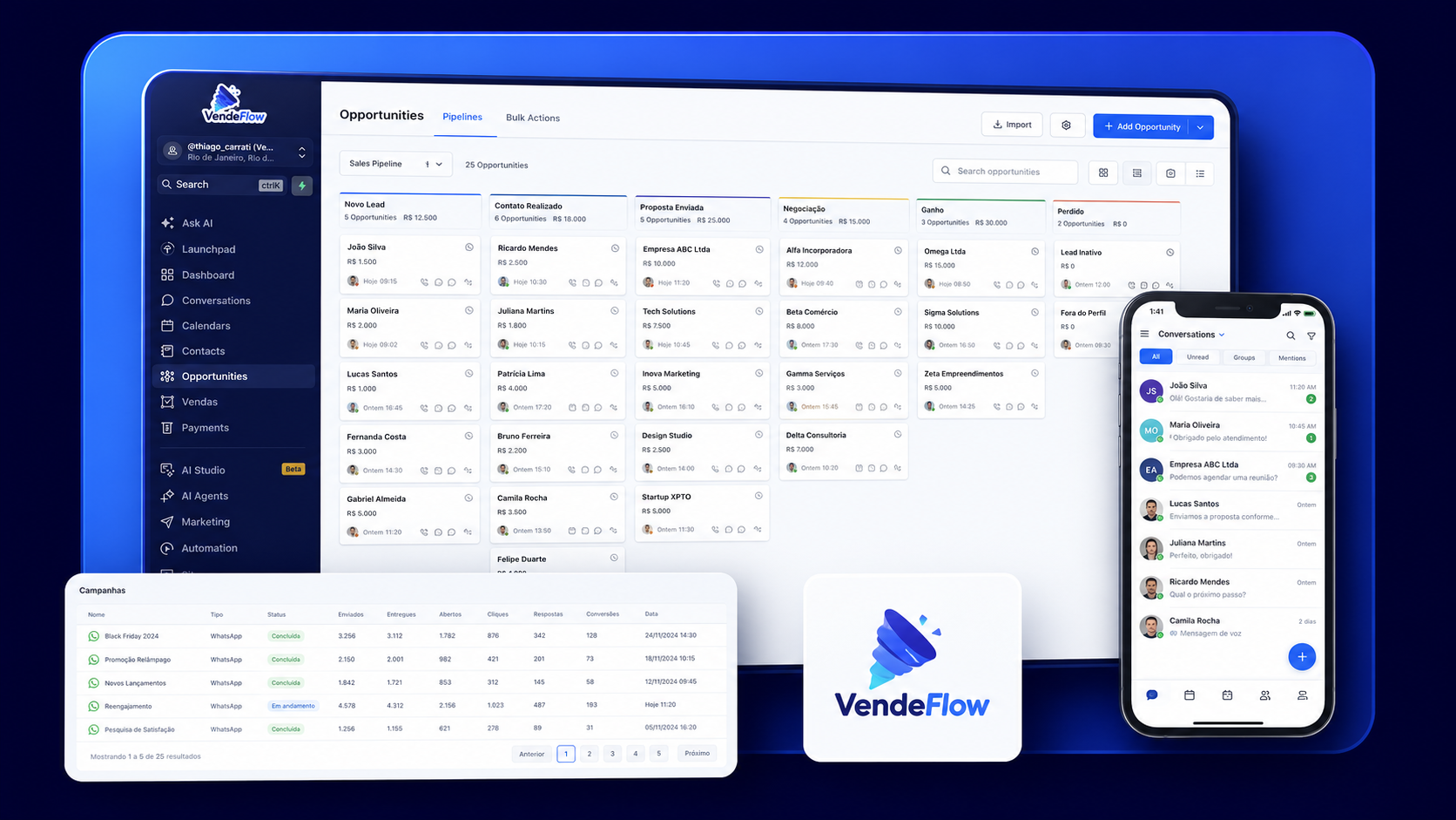 Dashboard VendeFlow